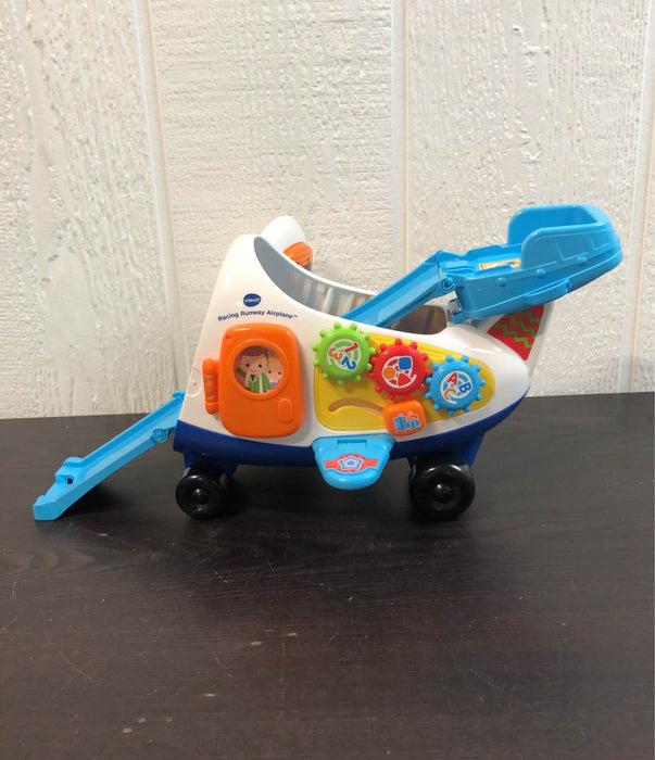 secondhand VTech Go! Go! Smart Wheels Racing Runway Airplane