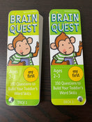 used Brain Quest Q&A Cards, Ages 2-3