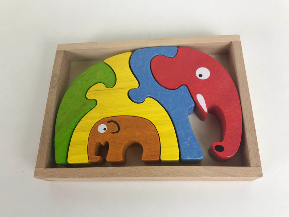 used Begin Again Elephant Family Puzzle