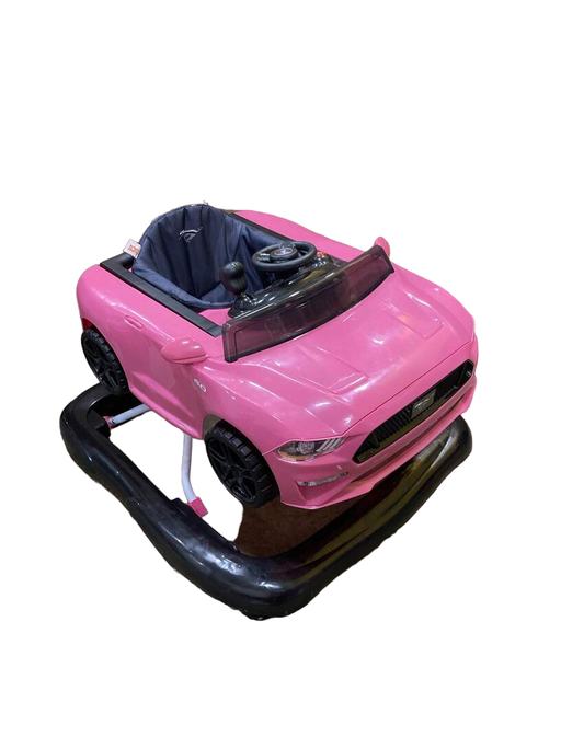 used Bright Starts Ways To Play 4-In-1 Baby Activity Walker, Ford Mustang Pink