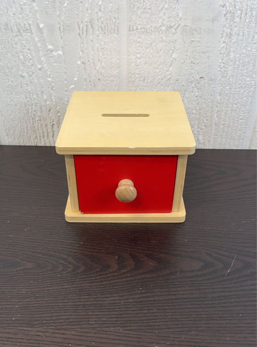 secondhand Montessori Coin Box