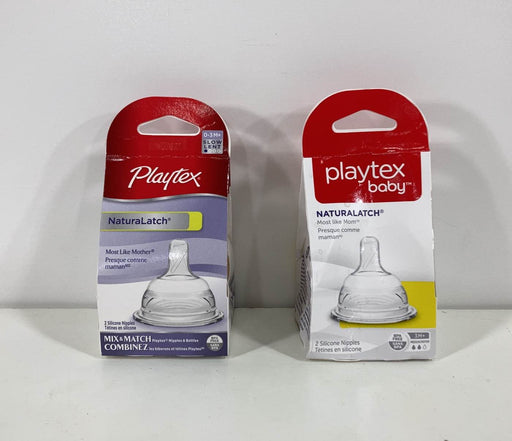 secondhand BUNDLE Playtex Nipples, -1 slow flow 1 medium flow