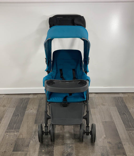 secondhand Joovy Caboose Ultralight Graphite Stroller, 2019, Turquoise