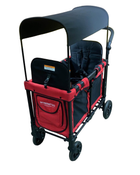 used Wonderfold W2 Original Multifunctional Double Stroller Wagon, 2021, Red