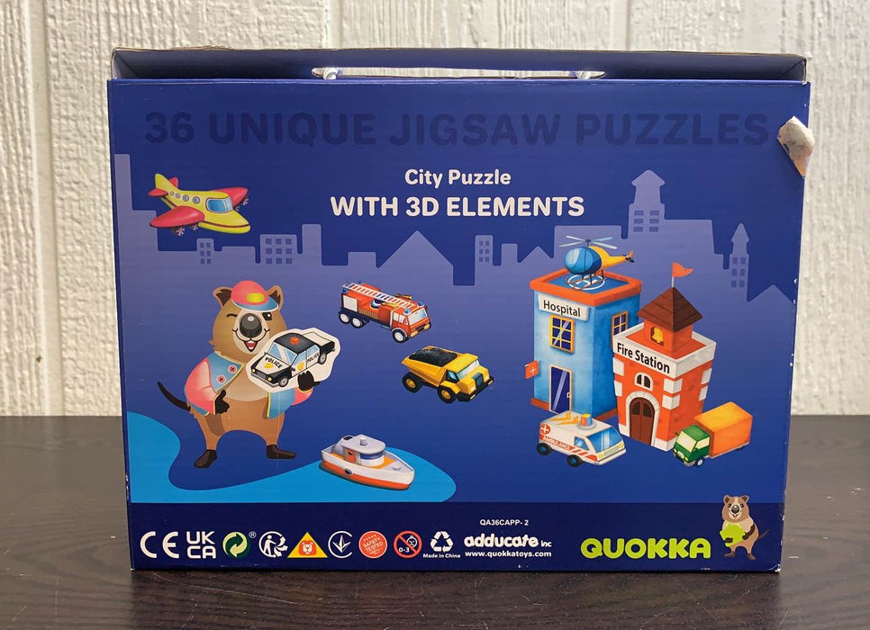 secondhand QUOKKA City Puzzle