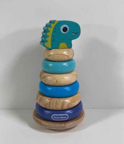 used Little Tikes Wooden Critters Shape Stacker Toy, -Dino