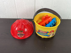 secondhand Tonka Mighty Builders Hard Hat Bucket Play Set