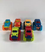 secondhand B. toys Mini Monster Trucks