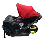 secondhand Doona Infant Car Seat & Stroller Combo, 2021, Flame Red