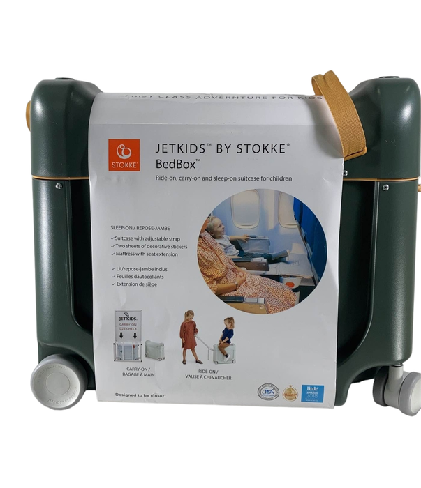 secondhand Stokke JetKids BedBox, Golden Olive