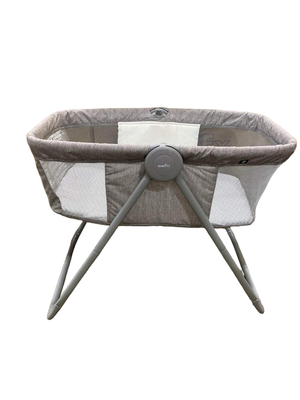 Evenflo loft portable bassinet top grey