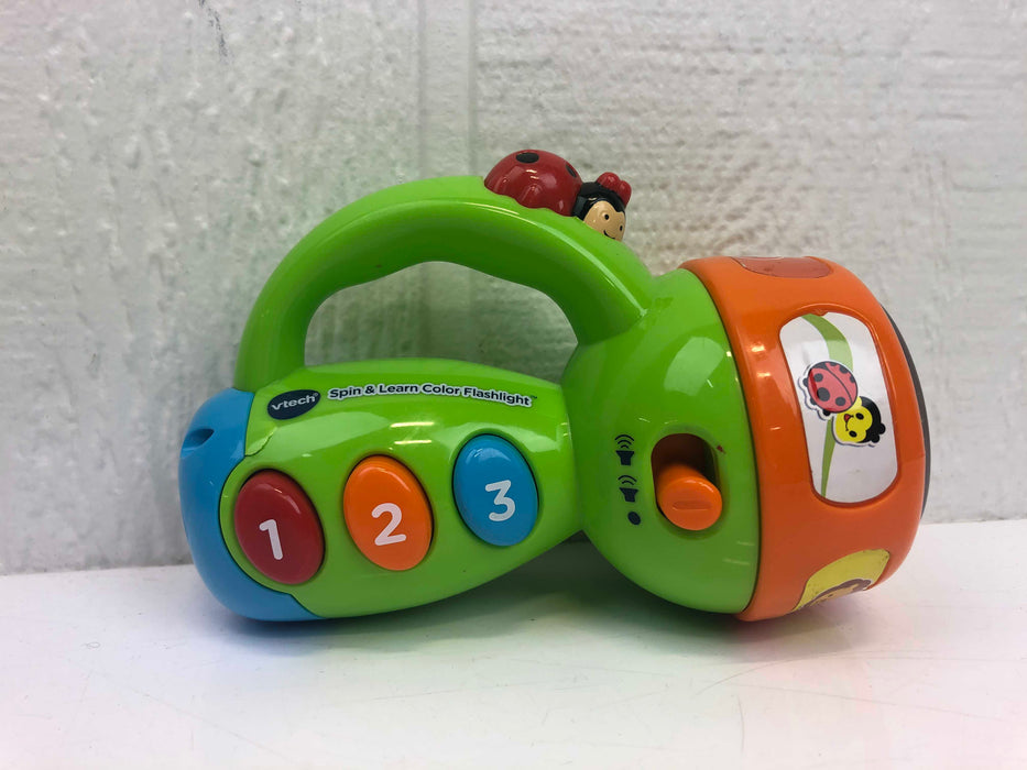 used VTech Spin & Learn Color Flashlight