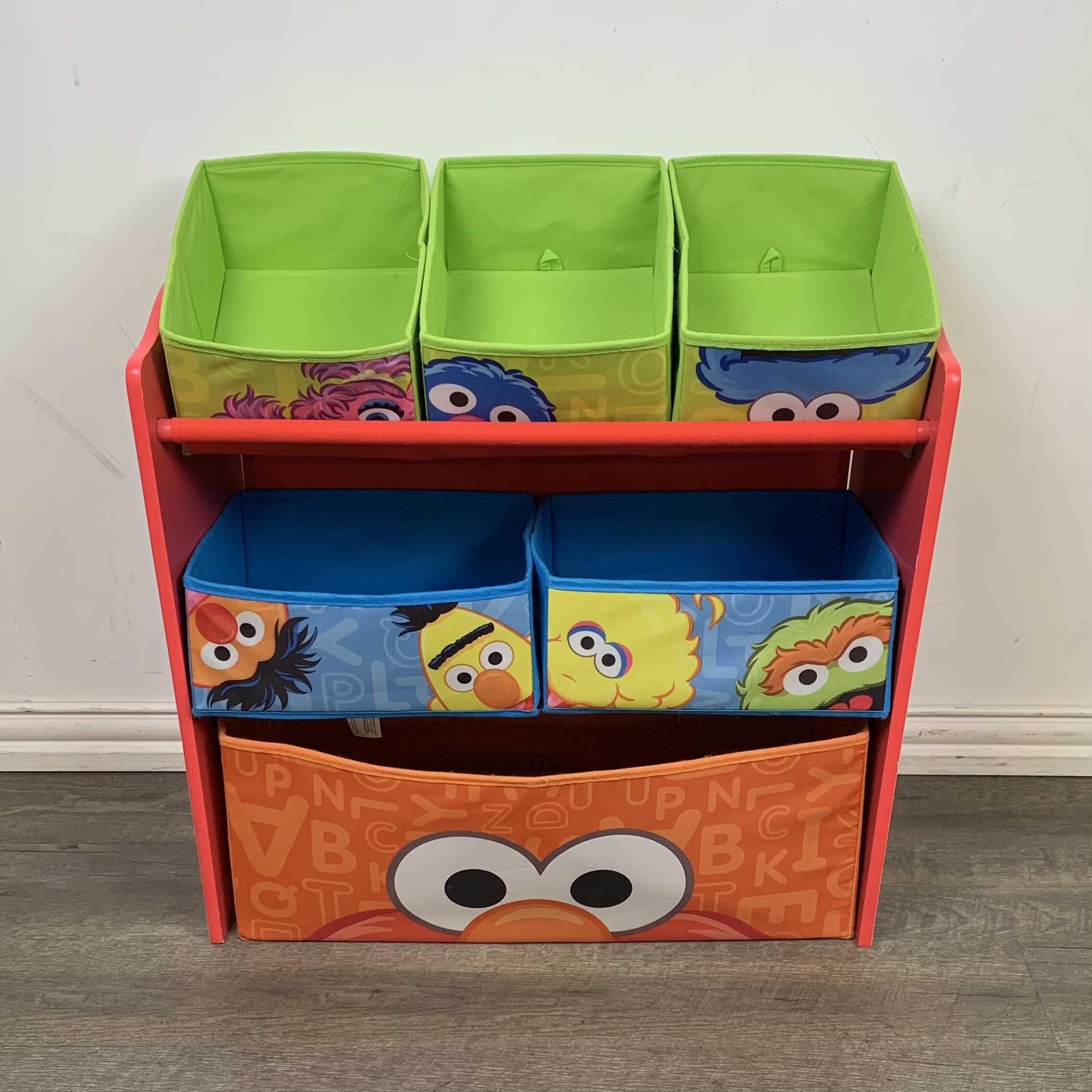 Sesame Street Deluxe Multi-Bin Toy Organizer - Delta Children