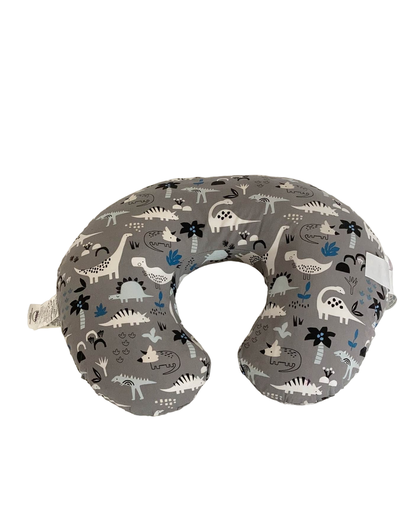 Boppy Nursing And Infant Support Pillow Grey Dinosaurs