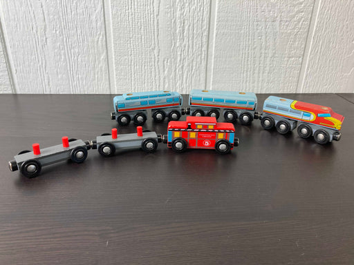 used BUNDLE Melissa & Doug Train Sets