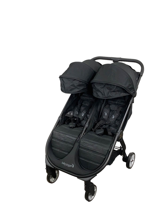 used Baby Jogger City Tour 2 Double Stroller, Pitch Black, 2023