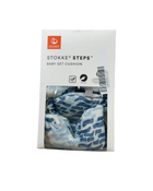 used Stokke Steps Baby Set Cushion, Waves Blue
