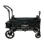 secondhand Wonderfold X2 Push + Pull Double Stroller Wagon, 2022, Stealth Black