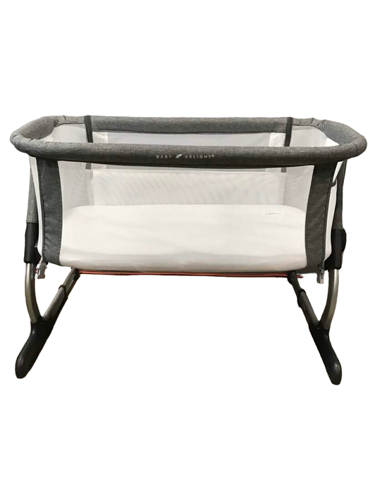 Baby Delight Beside Me Dreamer Bassinet & Bedside Sleeper, Charcoal Tweed