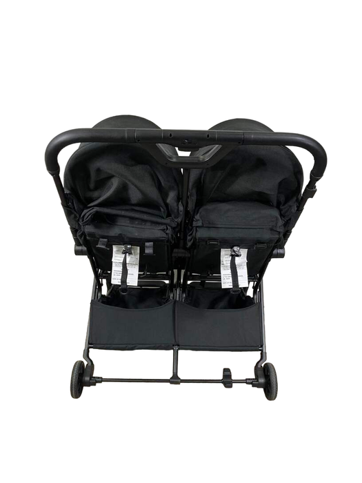 Mompush Lithe Double Stroller, 2023, Black