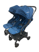 used Mompush Lithe Double Stroller, 2021, Navy