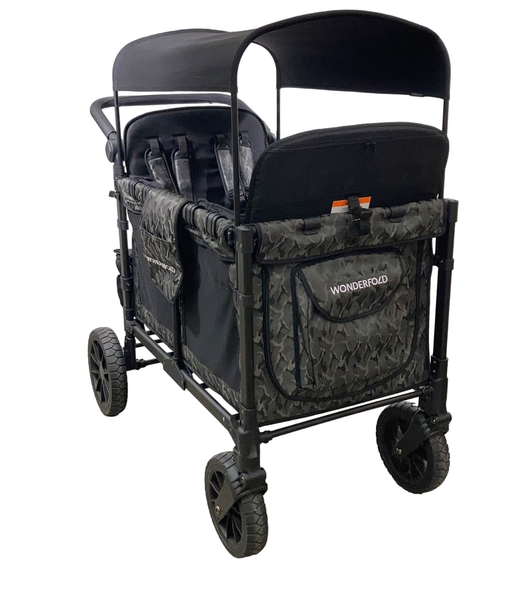 used Wonderfold W4 Luxe Quad Stroller Wagon, 2023, Shadow Green Camo