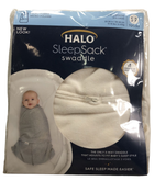 Shop Halo Micro-Fleece Swaddle, Small, Cream at GoodBuy Gear