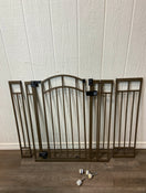 used HomeSafe By Summer Infant Wood and Metal Pressure Mounted Gate