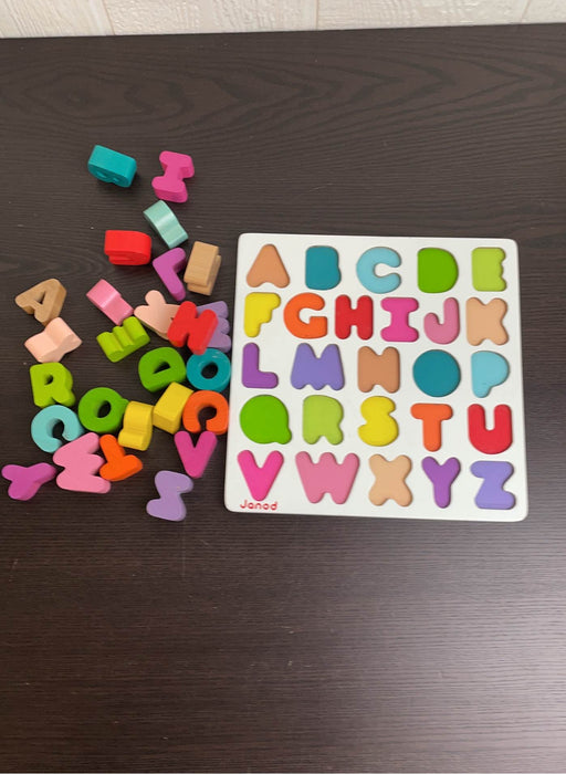 used Janod Alphabet Puzzle