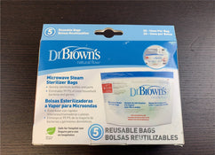 Shop Dr. Brown's Microwave Steam Sterilizing Bags, 5 Pack at GoodBuy Gear