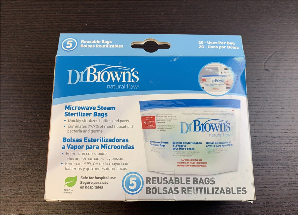 Shop Dr. Brown's Microwave Steam Sterilizing Bags, 5 Pack at GoodBuy Gear