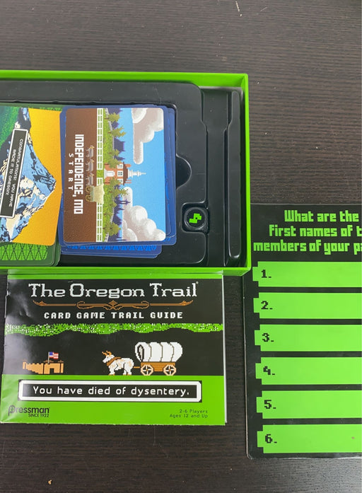 used Pressman The Oregon Trail Card Game