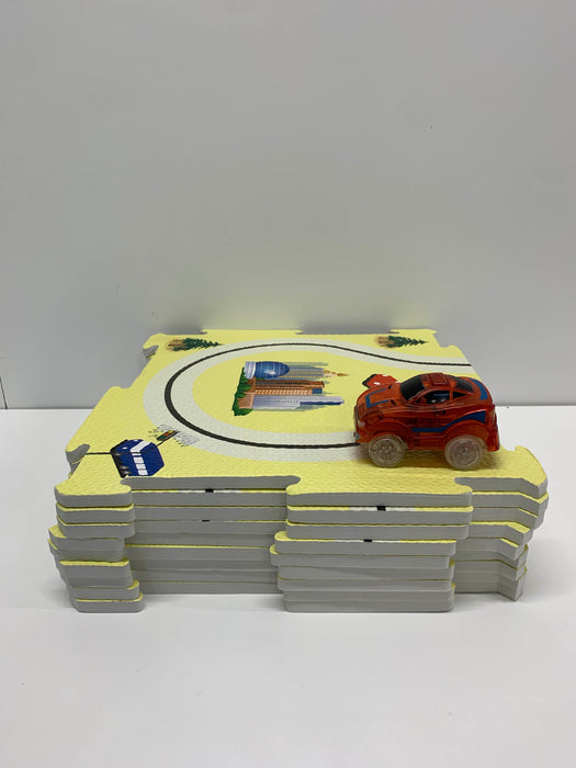 used Foam Play Mat, With car