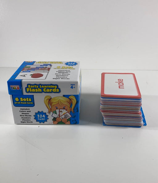 used Brighter Child Early Learning Flash Cards, Set of 6