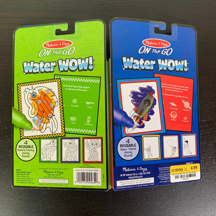 secondhand Melissa & Doug On The Go Water Reveal Pad