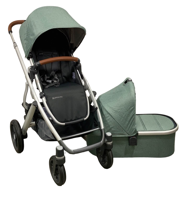 used UPPAbaby VISTA V2 Stroller, 2022, Emmett (Green Melange)