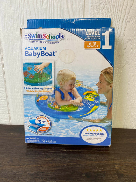 used SwimSchool Aquarium Baby Boat