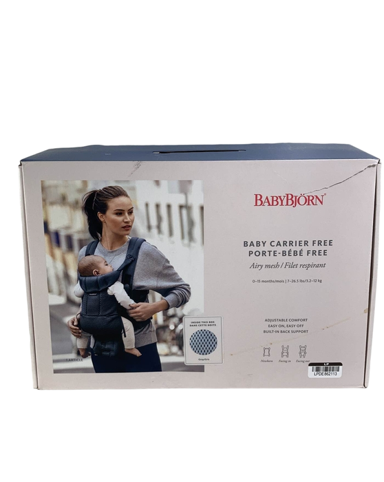 used BabyBjorn Baby Carrier Free, Gray 3D Mesh