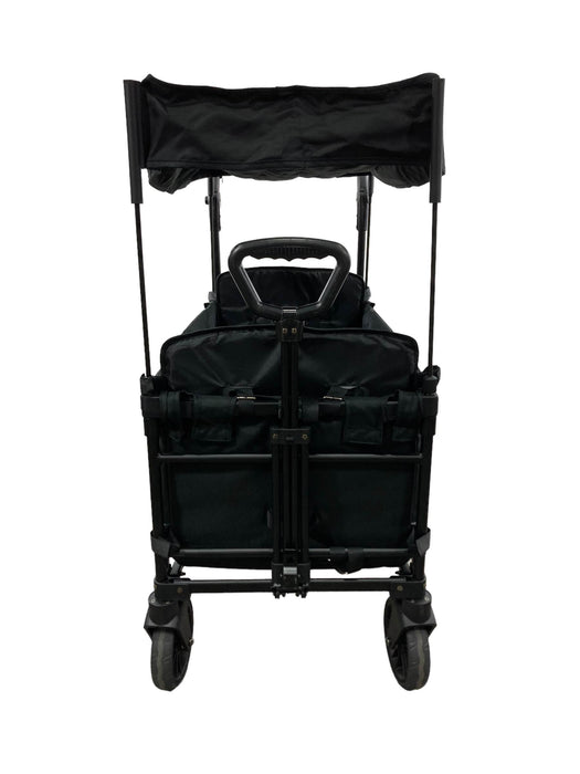 secondhand Wonderfold X2 Push + Pull Double Stroller Wagon, 2021, Black