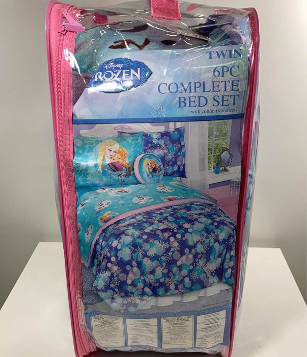 used Disney Frozen Kids Bed In A Bag 6 Pc Set