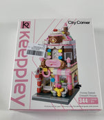 used Keeppley City Corner Dessert Building House Kit