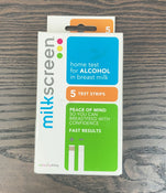 used Milk Screen Alcohol Test Strips