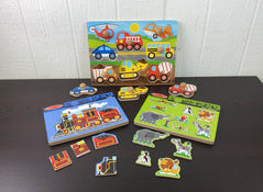 secondhand Melissa & Doug Puzzle Bundle