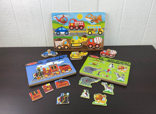 secondhand Melissa & Doug Puzzle Bundle