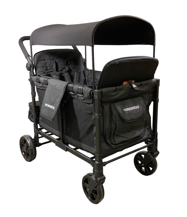 used Wonderfold W4 Elite Stroller Wagon, 2023, Volcanic Black