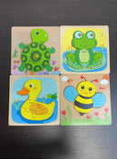 used BUNDLE Wooden Puzzles