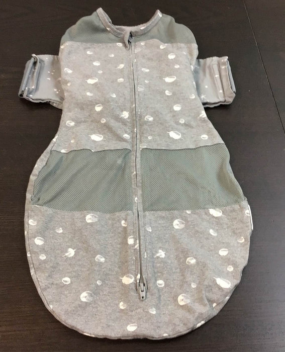 used Happiest Baby SNOO Sack, Medium (12-18 lbs), Graphite Planets