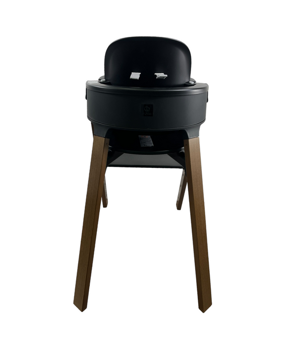 Stokke Steps High Chair, Black Seat with Golden Brown Legs