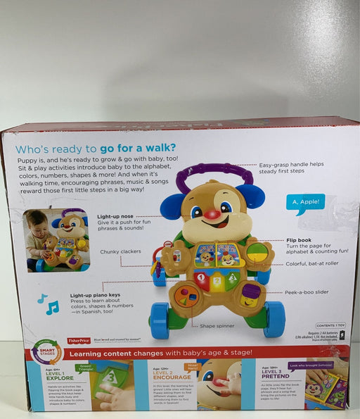 secondhand Fisher Price Laugh & Learn Smart Stages Learn With Puppy Walker