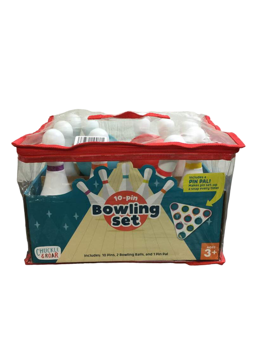 used Chuckle And Roar 10 Pin Kids Bowling Set